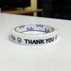 เทปกาว Thank You ขาว-ดำ  ( 15 mm. )